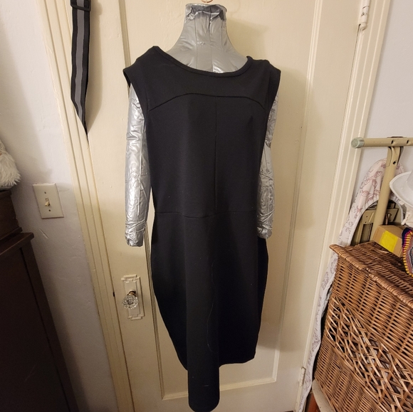 Merona, blackless sleeveless knit dress. Size L - Picture 4 of 4